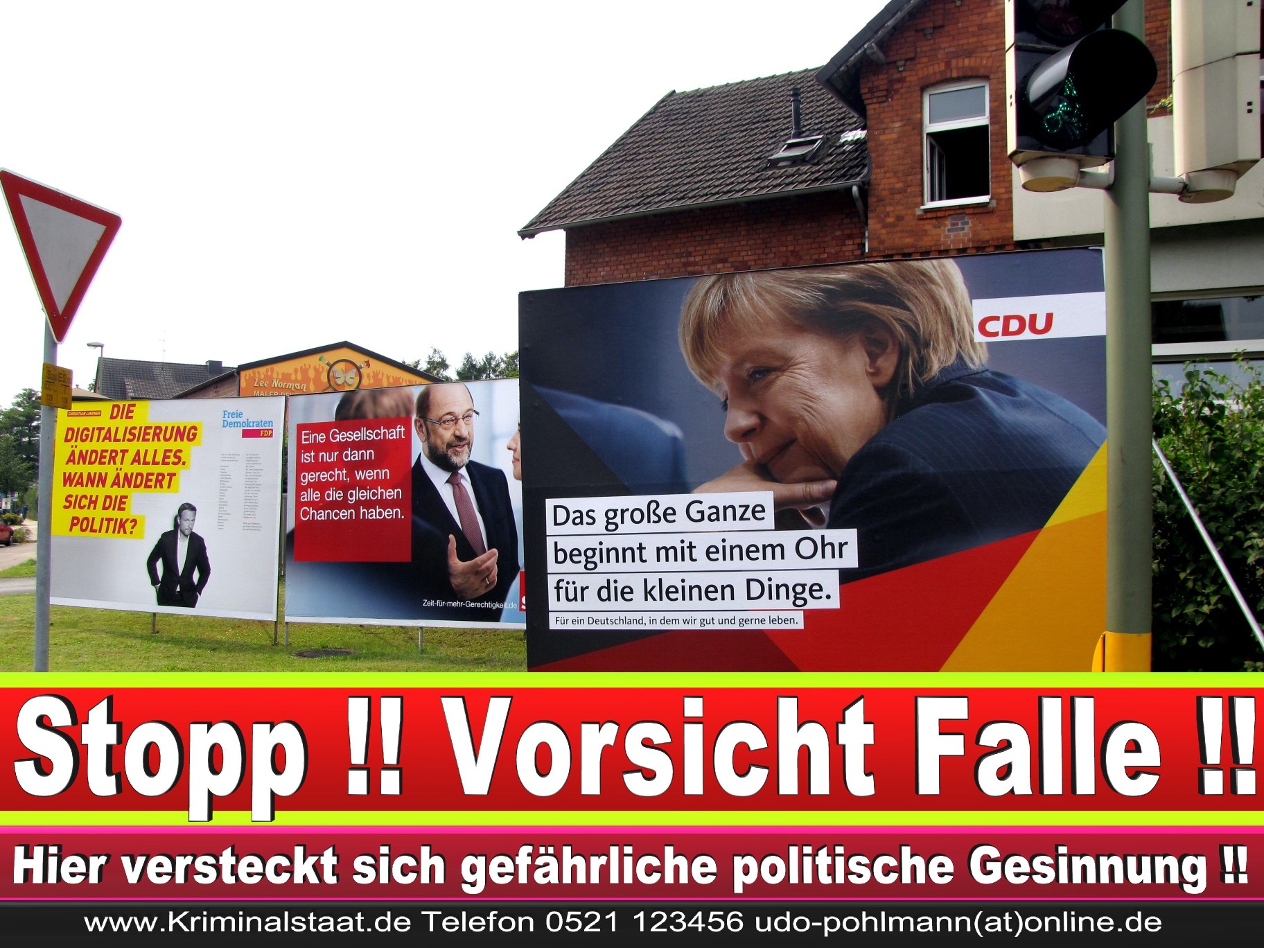 Wahlwerbung Wahlplakate Landtagswahl 2019 Europawahl CDU SPD FDP 2021 (72)