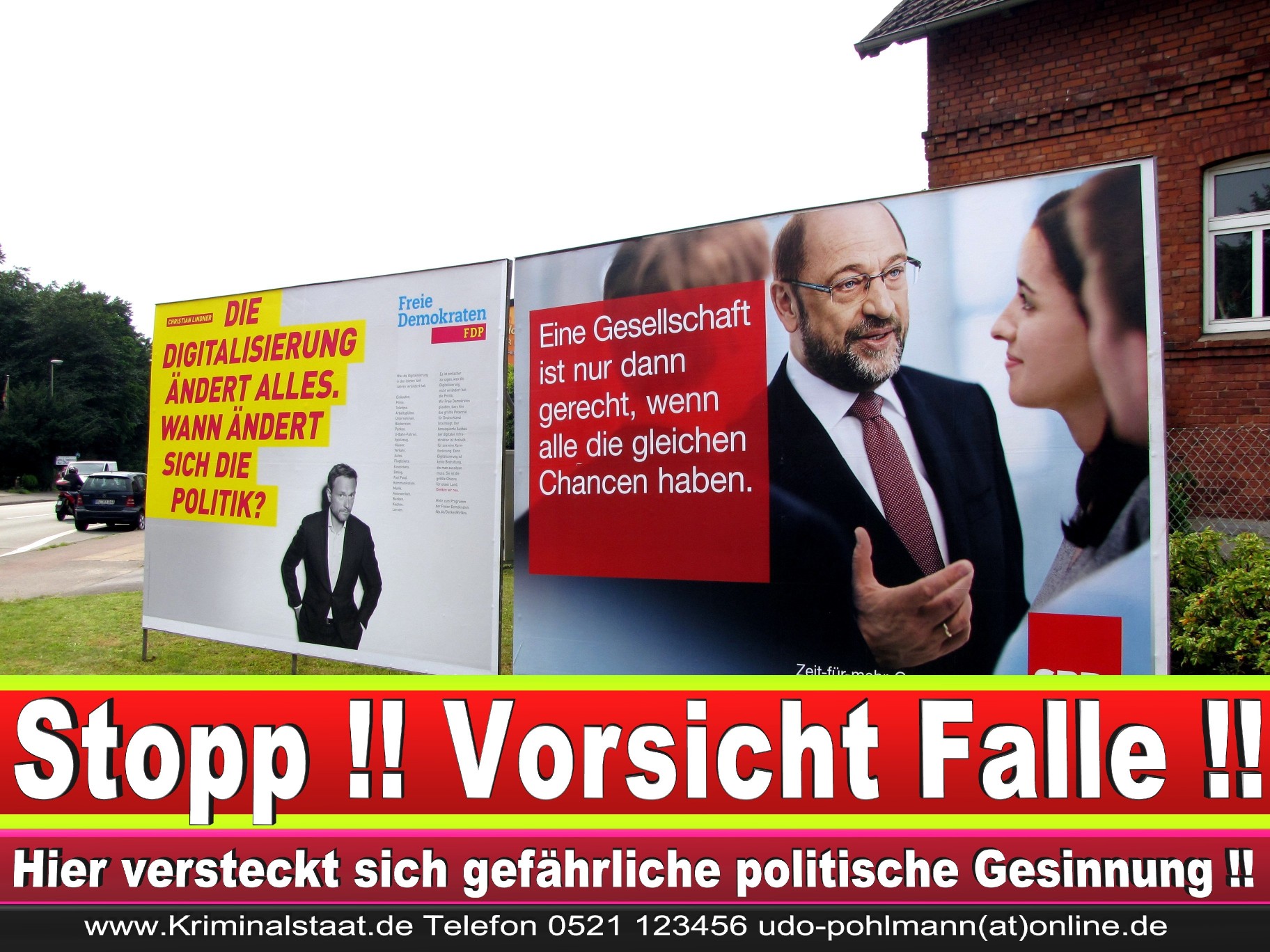 Wahlwerbung Wahlplakate Landtagswahl 2019 Europawahl CDU SPD FDP 2021 (74)