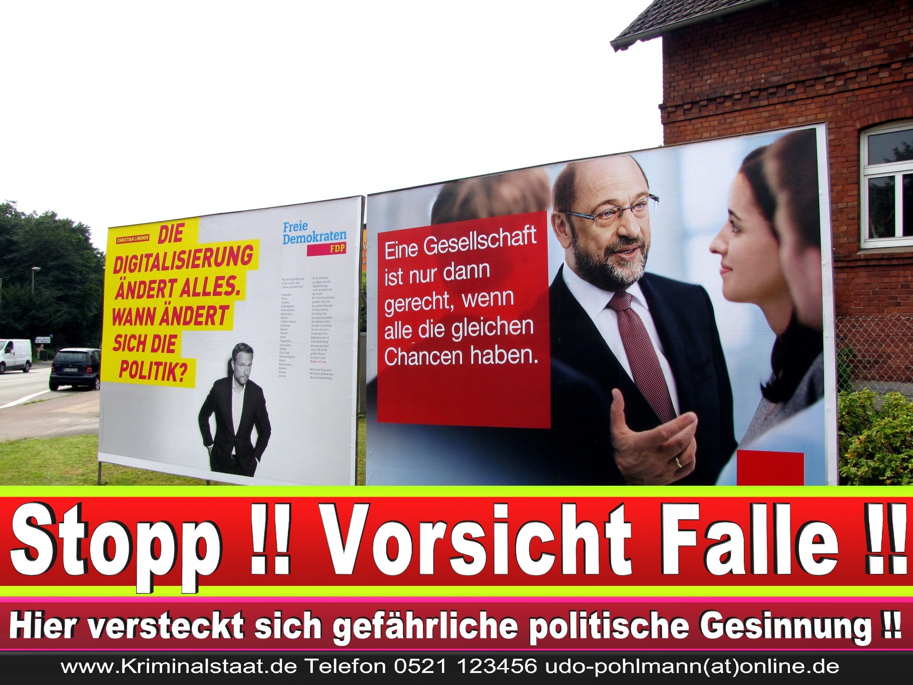 Wahlwerbung Wahlplakate Landtagswahl 2019 Europawahl CDU SPD FDP 2021 (76)